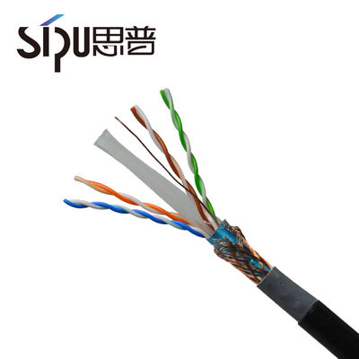 4Pair UTP 305M SFTP Cat6e Ethernet Cable Outdoor for Communication