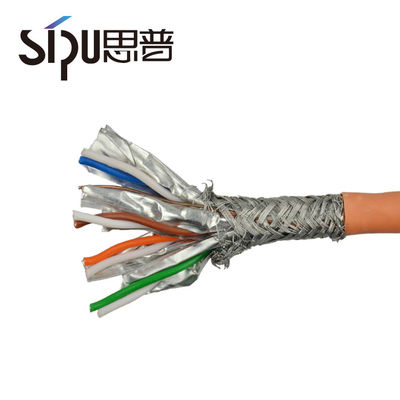 7.0MM CAT7 Lan Cable 0.57 Bare Copper Conductor  Cat 7 Network Cable