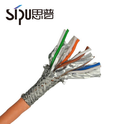 7.0MM CAT7 Lan Cable 0.57 Bare Copper Conductor  Cat 7 Network Cable