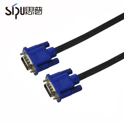 2M VGA Monitor Cables  3+2 Male To Male Vga Cable With Blue Plug