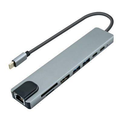 Type-C USB 3.1 Hub 8 In 1 For Mobile Devices And MacBook Laptop Sipu Docking Station