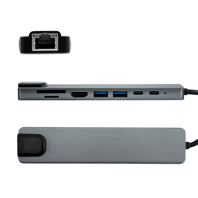 Type-C USB 3.1 Hub 8 In 1 For Mobile Devices And MacBook Laptop Sipu Docking Station