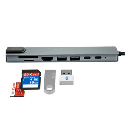 Type-C USB 3.1 Hub 8 In 1 For Mobile Devices And MacBook Laptop Sipu Docking Station