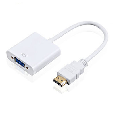HDMI To VGA Adapter Converter 1080P Digital To Analog Audio Video For Laptop Tablet PC