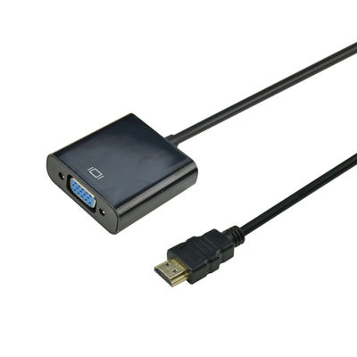 HDMI To VGA Adapter Converter 1080P Digital To Analog Audio Video For Laptop Tablet PC