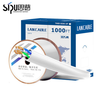 Cat6 Network Cable 1000ft UTP FTP SFTP 23AWG 750MHz BC Ethernet Cable Cat6 305M