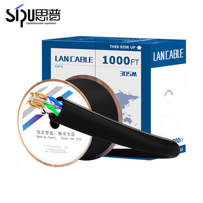 Cat6 Network Cable 1000ft UTP FTP SFTP 23AWG 750MHz BC Ethernet Cable Cat6 305M