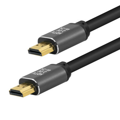 Premium Gray 24K Gold-plated 1080P 3D 4k HDMI Cable, Suitable For PS5 Laptop 1.5M